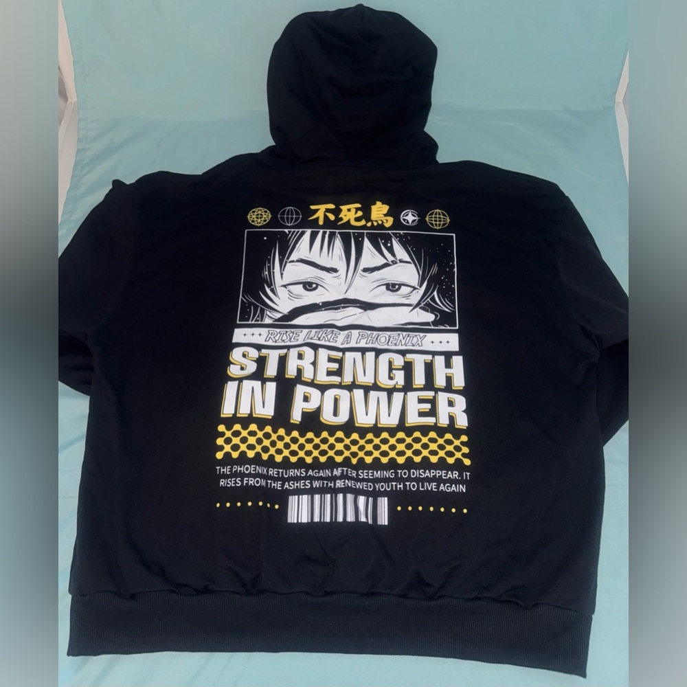 Women's Strength in Power Graphic Hoodie Sweatshirt - Picture 5 of 12